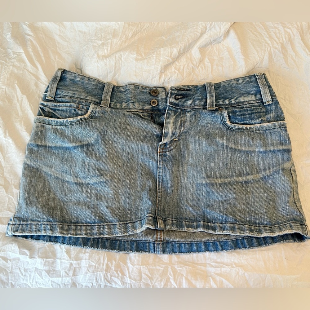 American Eagle Jean Mini Skirt
